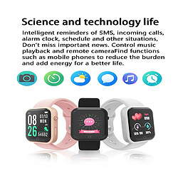 Avis Yonis Montre Connectée IP67 Étanche Cardio Podomètre