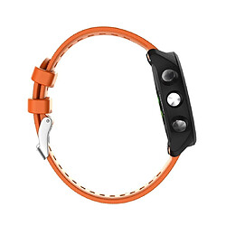 Wewoo Bracelet pour montre connectée de en silicone Smartwatch Garmin Forerunner 245 Orange pas cher