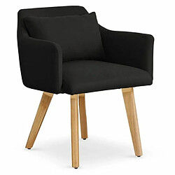 Paris Prix Lot de 20 Fauteuils Design Alan 70cm Noir