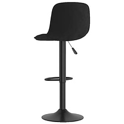 Acheter vidaXL Tabouret de bar Noir Velours