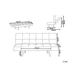 Avis Beliani Canapé-lit INGARO Vert foncé