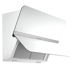 Hotte décorative murale 85cm 58db 800m3/h blanc - flipper1410 - FALMEC