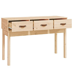 Avis vidaXL Table console 114x40x75 cm Bois massif de pin