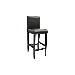 Acheter Helloshop26 Lot de 2 tabourets de bar avec table haute noir 1202005