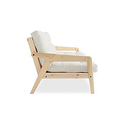 Avis Inside 75 Canapé convertible futon GRAB pin naturel coloris naturel couchage 130 cm.