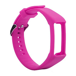 Avis Wewoo Bracelet pour montre connectée Dragonne Sport en silicone POLAR A360 / A370 Rose rouge