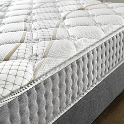 Sensoreve Matelas Essem 200x200cm RESSORTS ENSACHÉS individuellement - Épaisseur 25cm- Indépendance de couchage pas cher