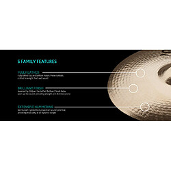 14" S FAMILY THIN CRASH S14TC Zildjian