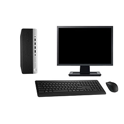 PC HP ProDesk 600 G3 SFF Ecran 22" i5-6500 RAM 16Go SSD 120Go Windows 10 Wifi - Occasion