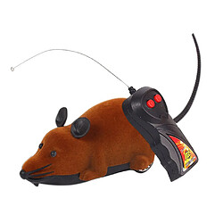 Mini souris télécommandée Souris Jouet pour chat Blagues drôles pour adultes Brown