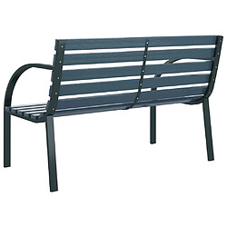 Maison Chic Banc de jardin | Banquette de jardin | Chaise Relax 120 cm Gris Bois -MN74189 pas cher