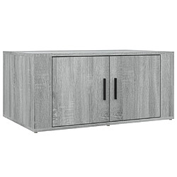 vidaXL Table basse Sonoma gris 80x50x36 cm Bois d'ingénierie