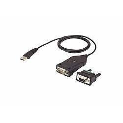 Aten UC485 adaptateur et connecteur de câbles USB A DB-9 Noir 