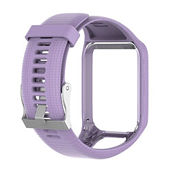 Avis Wewoo Bracelet pour montre connectée Dragonne Sport en silicone Tomtom Runner 2/3 Series Violet