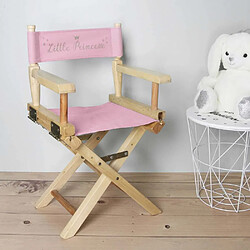 The Home Deco Kids Chaise metteur en scène pour enfant rose.