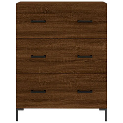 Acheter vidaXL Buffet chêne marron 69,5x34x90 cm bois d'ingénierie