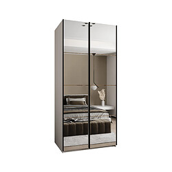 Abiks Meble Armoire à portes battantes Lux 2 245,5/120/64 2 portes 