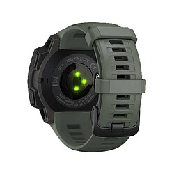 Avis Wewoo Bracelet pour montre connectée Dragonne de remplacement en silicone Garmin Instinct 22mm Vert armée