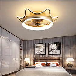 Avis Universal Lampe de plafond moderne de 55 cm avec ventilateur, ventilateur de plafond avec lumière et télécommande, éclairage de la lumière du ventilateur pour la chambre, chambre d'enfant, 3 couleurs réglables, six choix de vitesse du ventilateur