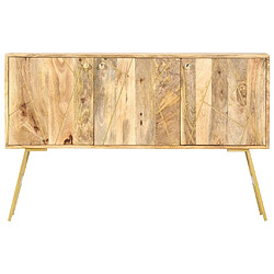 Maison Chic Buffet,Meuble de Rangement,commode pour salon,Cuisine 118x30x75 cm Bois de manguier massif -MN90525