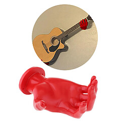 Support De Suspension Pour Guitare Support Mural Pour Guitare Guitares Home Studio Decor Rouge Droite pas cher