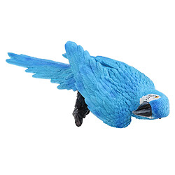 réaliste animal perroquet figure pour la maison jardin statues pelouse décoration bleu