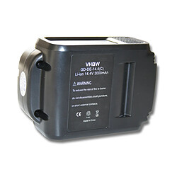 vhbw Batterie 3000mAh outil Dewalt série XR DCD720 720C1 DCD730 DCD730C DCD730C2 DCD730L DCD730L2 DCR017 018 019020 remplace DCB140 DCB-141-XJ DCB142