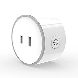 Wewoo Prise Electrique Connectée intelligente pour télécommande WiFi 100A RGB Scene Light compatible avec Alexa & Google Home & IFTTT, CA 100-240V, US