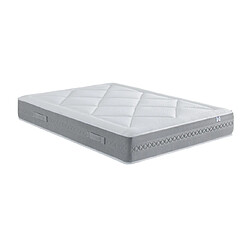 Matelas Douces Nuits Riviera 744 ressorts ensachés + 6 cm Viscoélastique 120x190