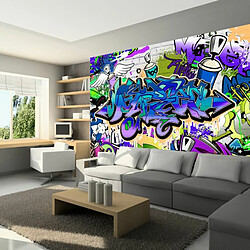 Paris Prix Papier Peint Graffiti : Violet Theme 105 x 150 cm