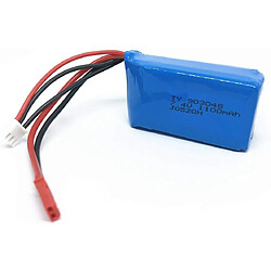 1 pièce Batterie Lipo rechargeable (7.4V 1100mAh) pour Drone Car A949 A959 A969 A979 V912 V913 V262 L959 T23