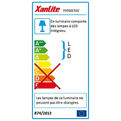 Plafonnier Carré LED XANLITE Ultraplat 30x30cm