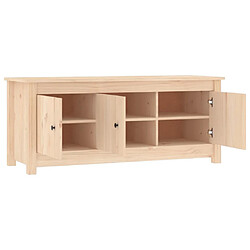 Avis vidaXL Armoire à chaussures 110x38x45,5 cm Bois de pin massif