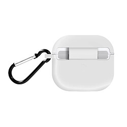 Avizar Coque AirPods 3 Silicone Blanc