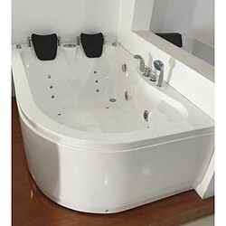 Simba BAIGNOIRE BALNEO MASSANTE Havana 170 X 115 cm BAIGNOIRE D'ANGLE BAIN TOURBILLON - 2 PERSONNES