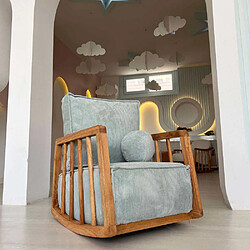 Hanah Home Fauteuil à bascule pour enfant Sallanan.