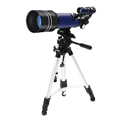 Télescope Astronomique Haute Définition 16x 66x 70mm Avec Trépied Bleu YONIS 