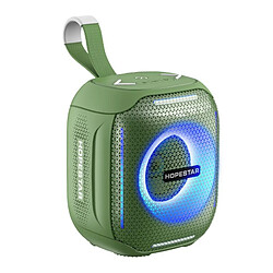 Yonis Enceinte Bluetooth Étanche Portable Stéréo Enceinte Bluetooth Portable Etanche 360° Subwoofer Compatible Tous Appareils Vert YONIS