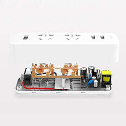 Acheter Prise Connectée pour la Maison, Bureau Original Xiaomi Mijia Power Strip Convertisseur Adaptateur de Voyage Plug Portable avec 5V / 2.1A Dual USB Ports de Charge Rapide