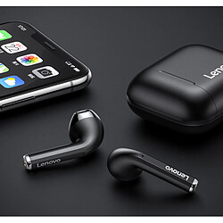 Universal Écouteurs Bluetooth 5.0 Boîte de chargement sans fil Écouteurs Bouchons d'oreilles stéréo Mini écouteurs avec IOS/microphone | Écouteur Bluetooth (noir)