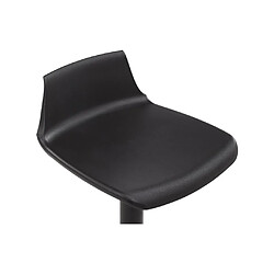 Vente-Unique Tabouret de bar - Polypropylène - Hauteur réglable - Coloris noir - CALAS pas cher