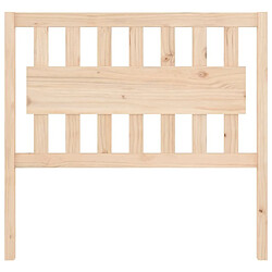 Avis Maison Chic Tête de lit scandinave pour lit adulte,Meuble de chambre 105,5x4x100 cm Bois massif de pin -MN98623