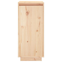 Acheter vidaXL Armoire à chaussures 35x35x80 cm Bois de pin massif