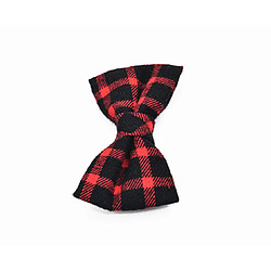 YP Select Réglable Plaid Pet Dogs Cats Colliers Bowtie durables et confortables - Grille Rouge