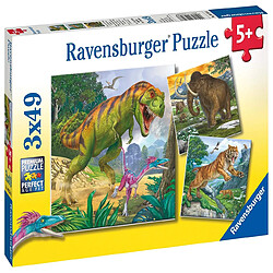 Ravensburger - 09358 8 - Puzzle - Les Maîtres de La Préhistoire - 3X 49 Pièces