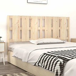 Avis Maison Chic Tête de lit scandinave pour lit adulte,Meuble de chambre 185,5x4x100 cm Bois massif de pin -MN57830