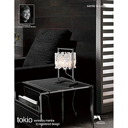 Avis Luminaire Center Plafonnier Tokio 1 Ampoule G9, noir brillant/chrome poli