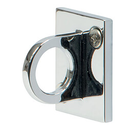 Securit75 accroche murale pour corde classique - Chrome - kit accrochage inclus - Securit