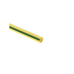 Perel Gaine thermorétractable 2:1 - 4.8mm - vert/jaune - 50 pcs. 