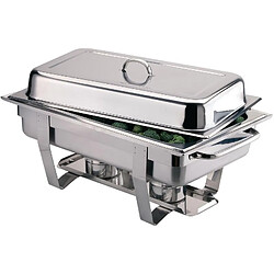 Chafing Dish Inox 9 L - Lot de 2 - Olympia